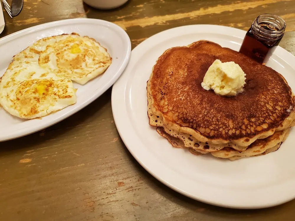 Buttermilk Pancakes with Eggs